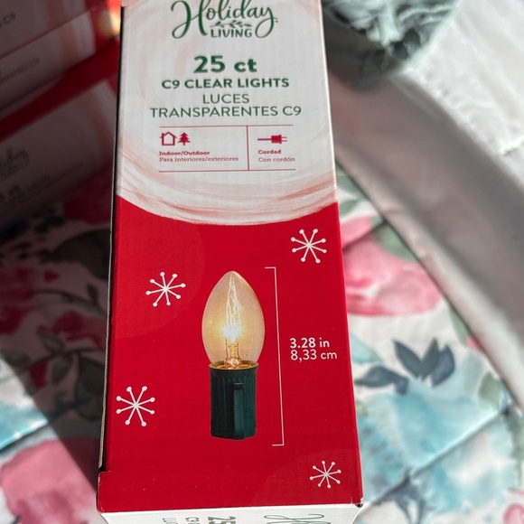 Holiday Living C9 Clear String Lights - 25 Count - Picture 4 of 5